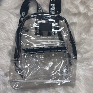 Clear VS Pink Backpack